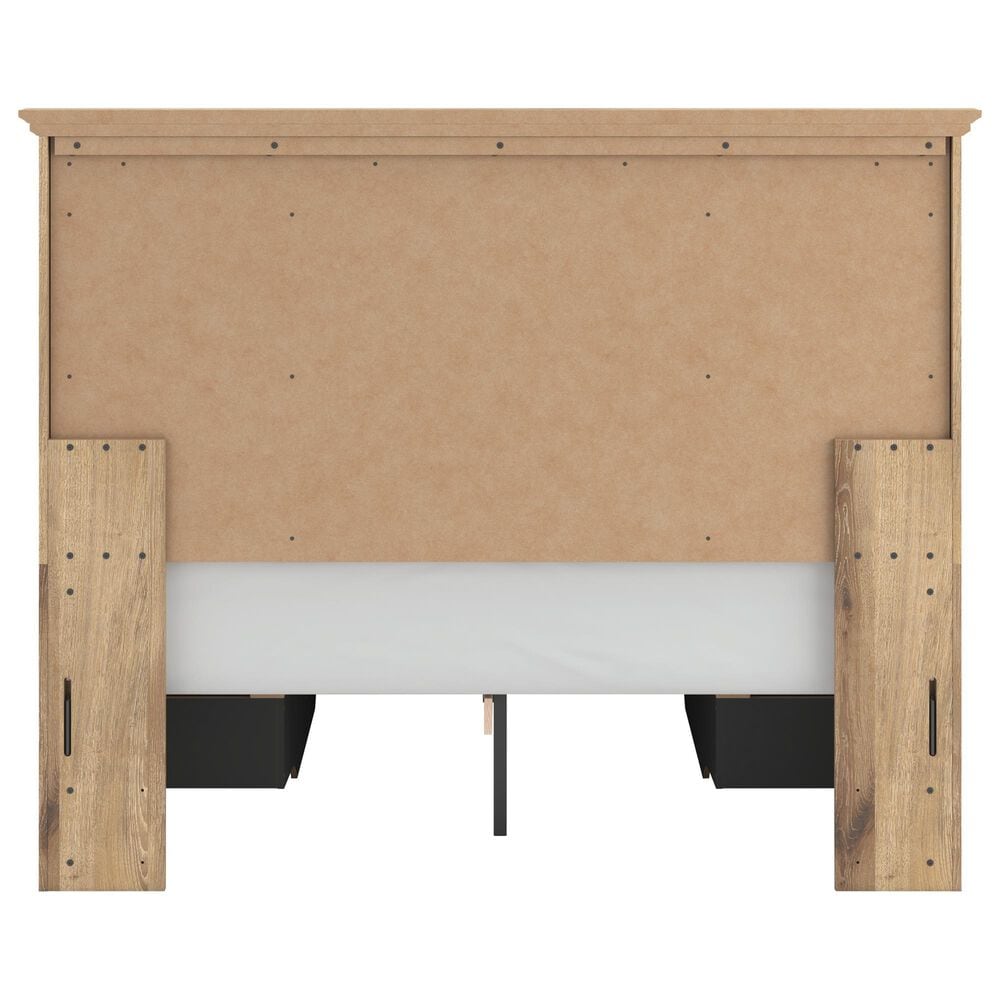 Ashley Makidern 2-Piece Queen Storage Bedroom Set with Six Drawers in Natural Brown, , large