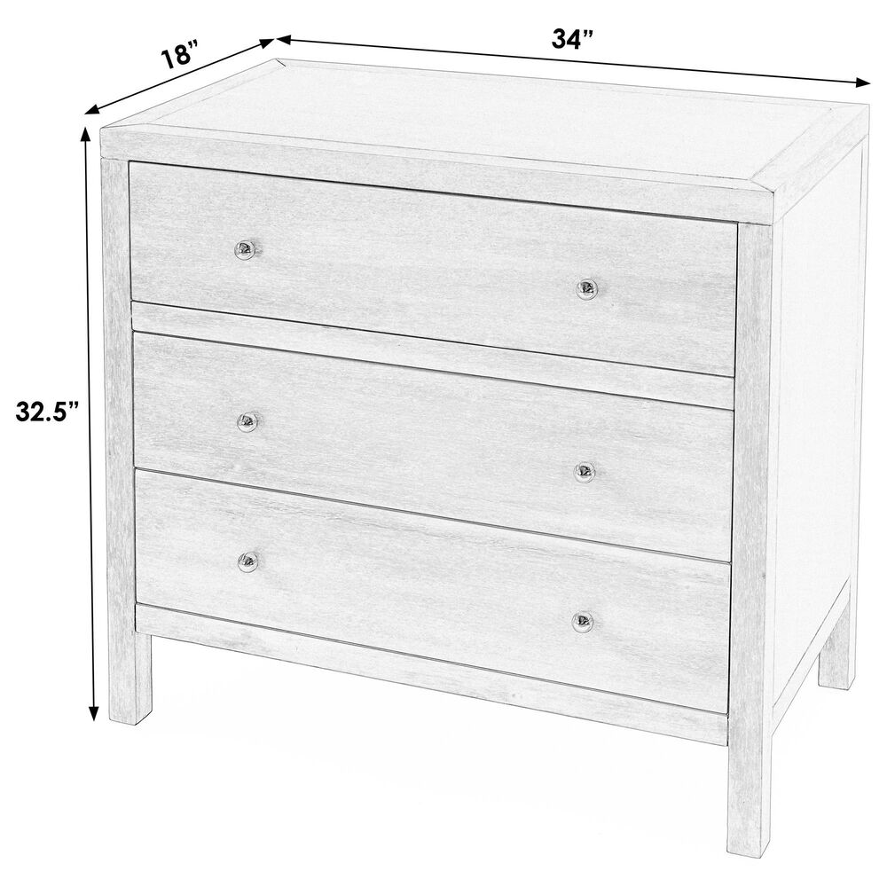 Butler Specialty Company Nora 3-Drawer Dresser in Light Blue, , large