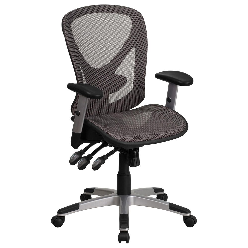 Flash Furniture Executive Swivel Chair in Gray, , large