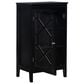 Linon Home Decor Fetti Small Cabinet in Black, , large
