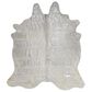 Nourison Couture Hide BR100 5" x 8" White and Silver Hide Area Rug, , large