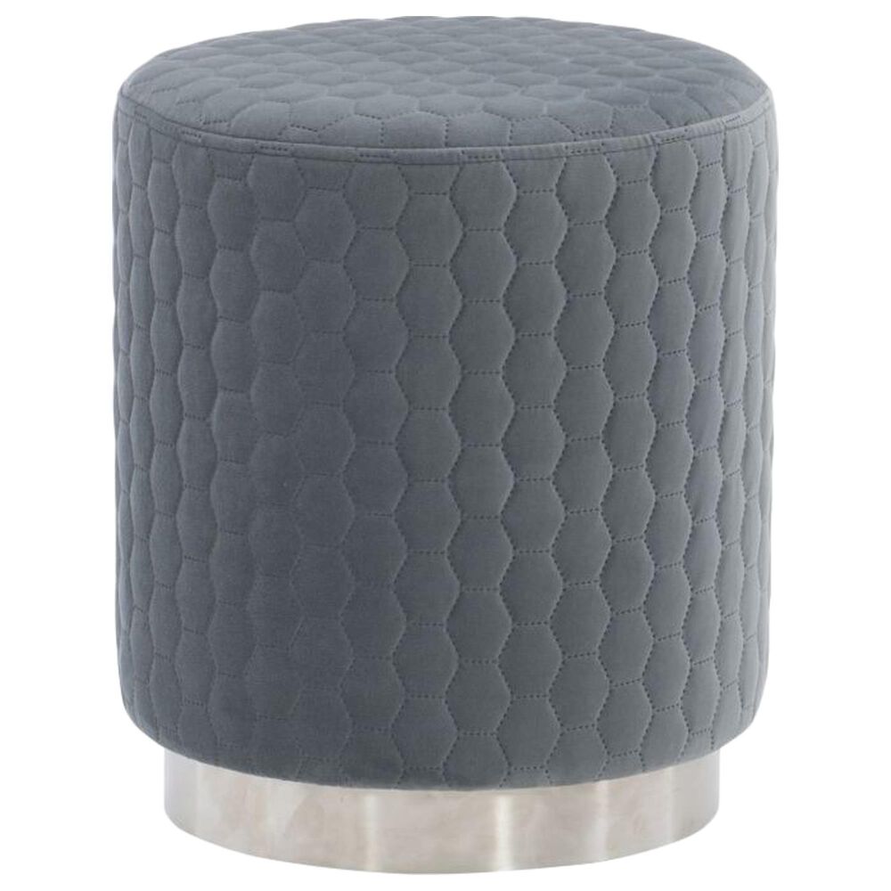 Linden Boulevard Urban Boho Imperial Stool in Grey, , large