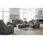 Ashley Next-Gen DuraPella Power Reclining Sofa in Slate, , large