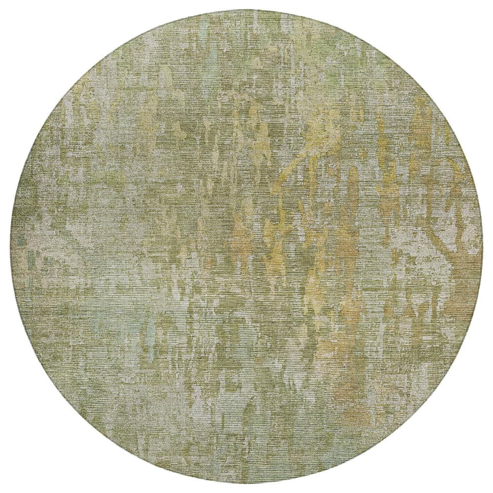 Dalyn Rug Company Kochi KC8 Sage 8" Round Area Rug, , large