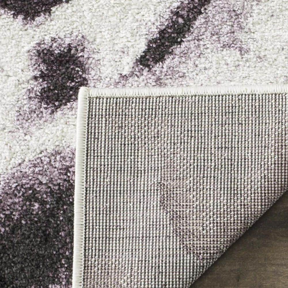 Safavieh Adirondack ADR127L 6&#39; x 9&#39; Ivory and Purple Area Rug, , large