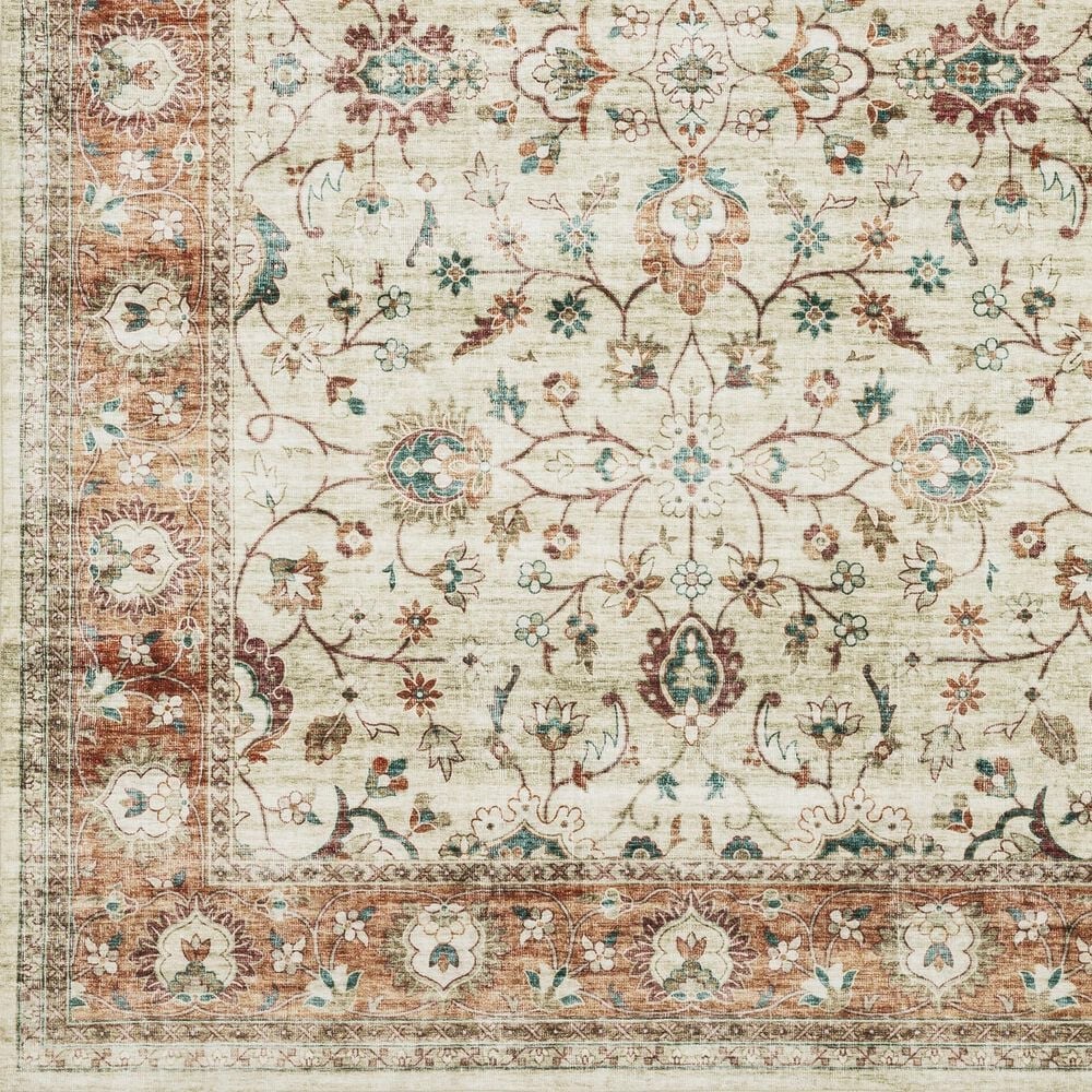 Oriental Weavers Sumter 2&#39; x 3&#39; Ivory and Rust Area Rug, , large