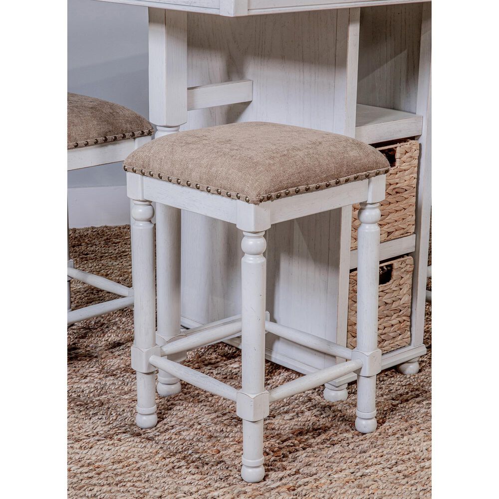 Signature Design by Ashley Robbinsdale 5-Piece Counter Height Dining Set in Antique White, , large