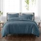 Pem America Cannon Solid 3-Piece Full/Queen Duvet Cover Set in Dark Blue, , large