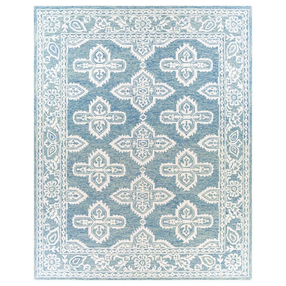 Surya Granada 9"9" x 13"9" Ice Blue, Light Beige and Blue Area Rug, , large
