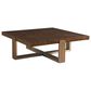 Lexington Home Brands Rendevous Holloway Square Cocktail Table in Chester and Rose Gold, , large