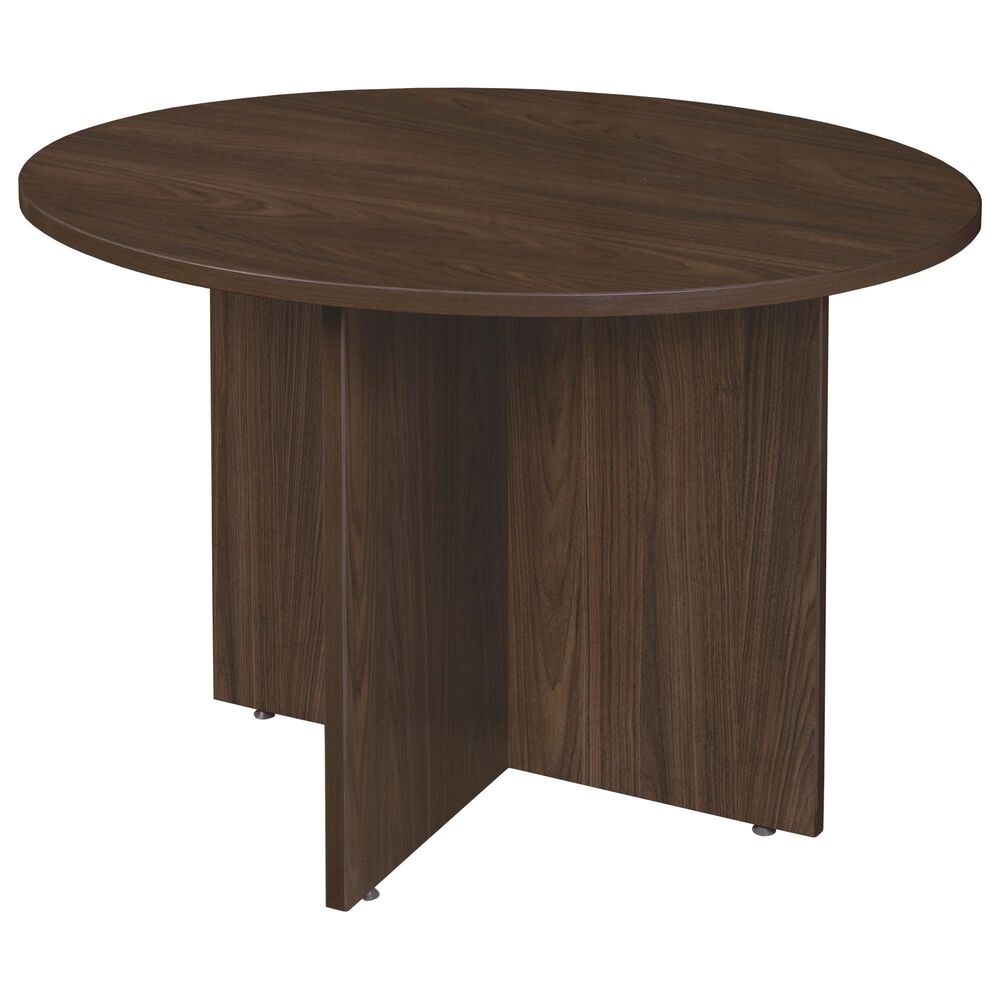 Regency Global Sourcing Legacy 3.5" Round Conference Table in Neo Walnut, , large