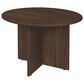 Regency Global Sourcing Legacy 3.5" Round Conference Table in Neo Walnut, , large