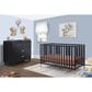 Sorelle Mia 3-In-1 Convertible Crib in Midnight and Natural, , large