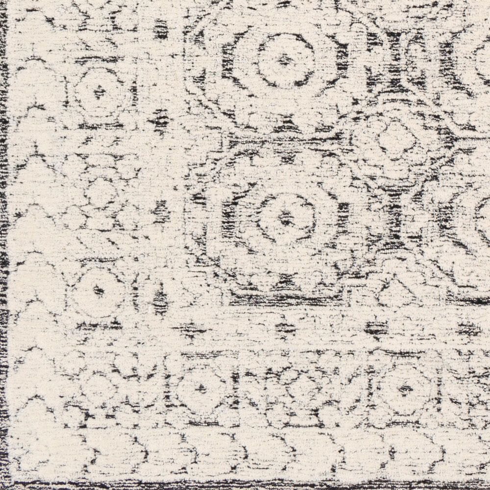 Surya Louvre Black, Ivory and Cream 10&#39; x 14&#39; Area Rug, , large