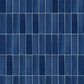 Soho Studio ColorHues Blue Jean 2" x 8" Lava Stone Tile, , large