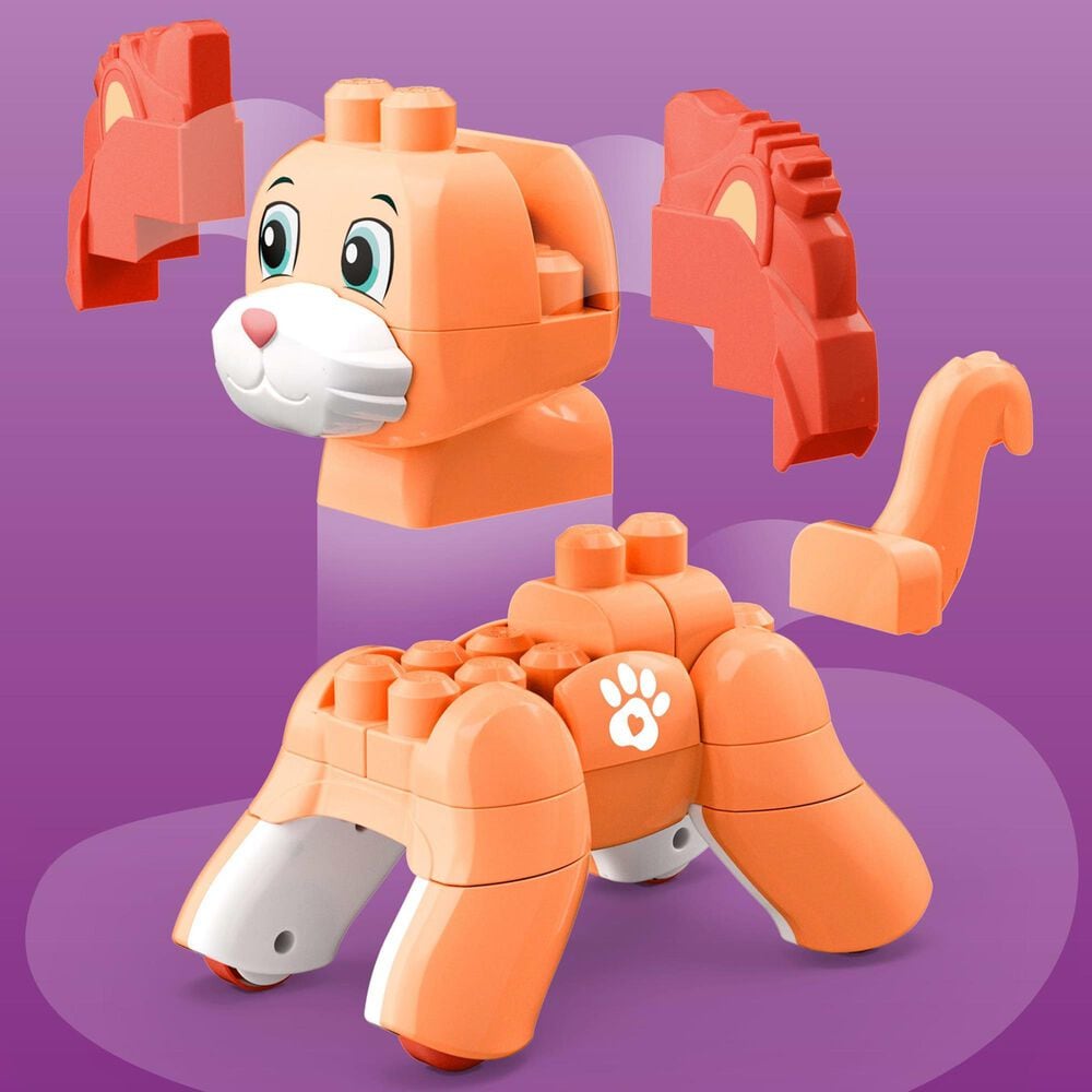 Mega Bloks Rolling Kitten Building Set with Rolling Wheels for Kids, , large