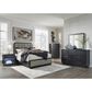 Millenium Rowanbeck 3-Piece Queen Bedroom Set in Black, , large
