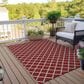 Dalyn Rug Company York 10" x 14" Red Indoor/Outdoor Area Rug, , large
