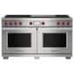 Wolf Appliances 10.2 Cu. Ft. Liquid Propane Dual Fuel Range with 6 Burners and French Top in Stainless Steel, , large