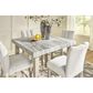 Ashley Larawyn Counter Height Table in Bisque, White and Gray - Table Only, , large