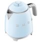 SMEG 3-Cup Stainless Steel Retro Style Mini Electric Kettle in Pastel Blue, , large