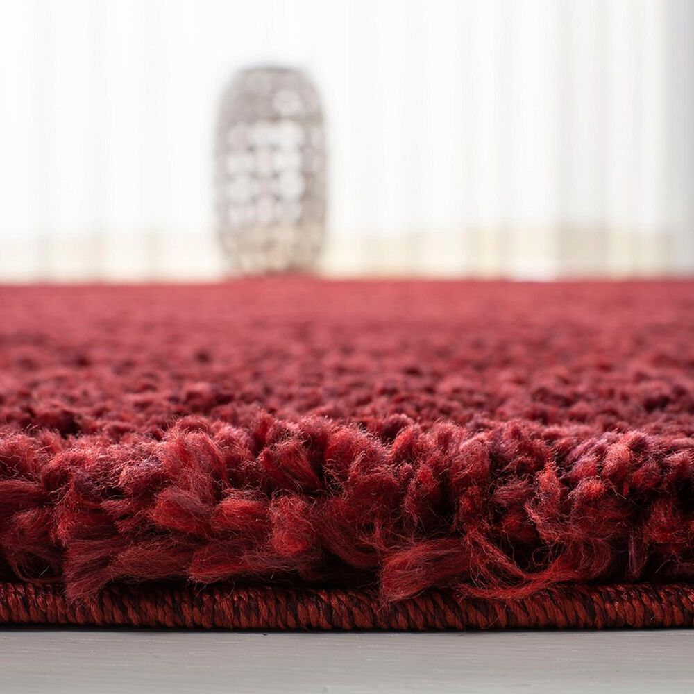 Safavieh August Shag 5&#39;3&quot; x 7&#39;6&quot; Burgundy Area Rug, , large