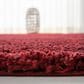 Safavieh August Shag 5"3" x 7"6" Burgundy Area Rug, , large