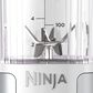 Ninja Blast 1-Speed Portable Hand Blender in White, , large