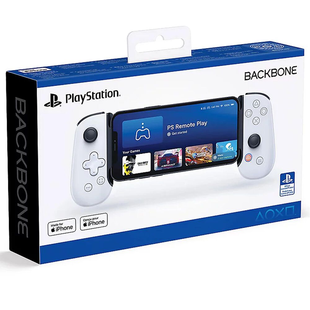 Backbone One - PlayStation Edition &#40;Lightning&#41; - Mobile Gaming Controller for iPhone - 2nd Gen - White, , large