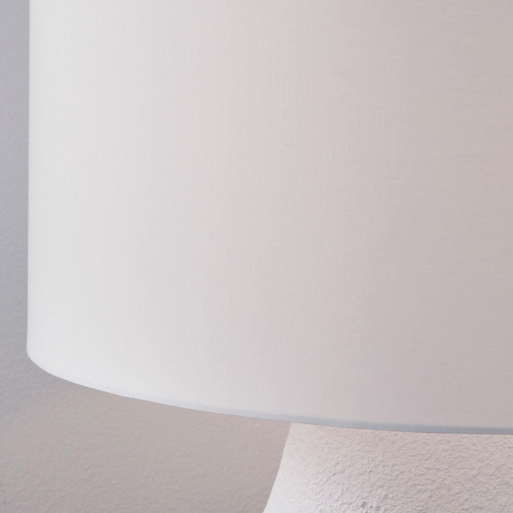 Ashley Dashland Metal Table Lamp in White and Navy, , large