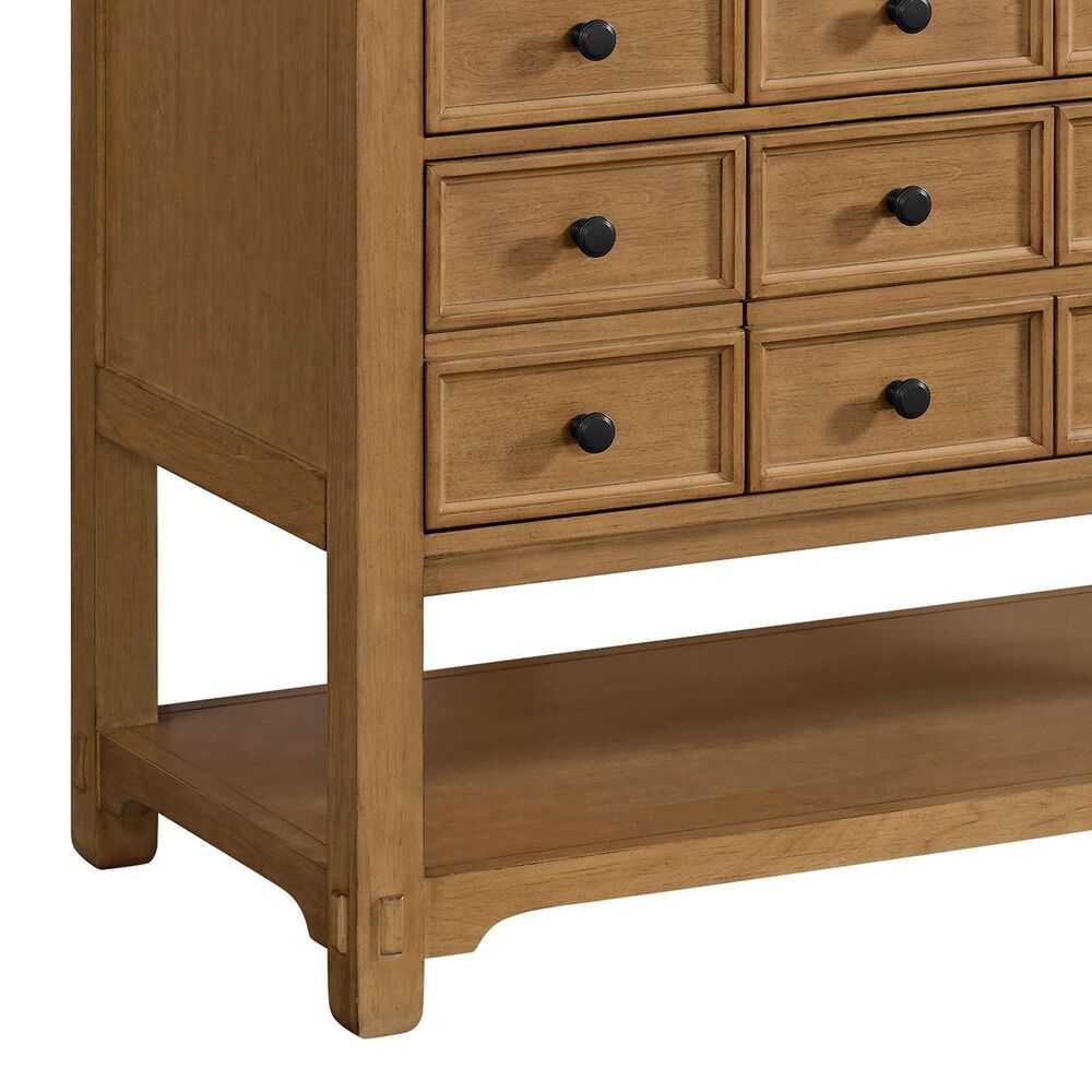 James Martin Malibu 48&quot; Single Bathroom Vanity in Amber Birch with 3 cm White Zeus Quartz Top and Rectangular Sink, , large