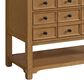 James Martin Malibu 48" Single Bathroom Vanity in Amber Birch with 3 cm White Zeus Quartz Top and Rectangular Sink, , large
