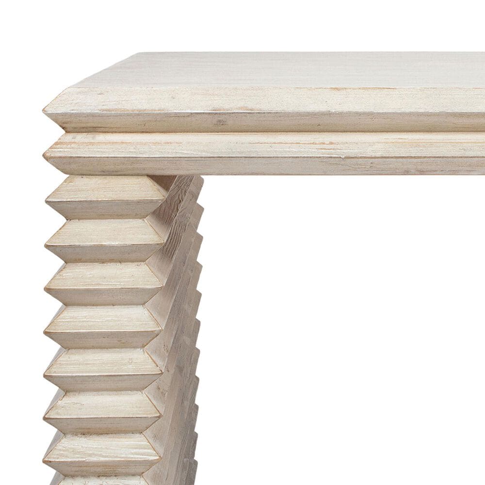 Jennifer Taylor Home Veda Dining Table in Whitewashed Natural - Table Only, , large