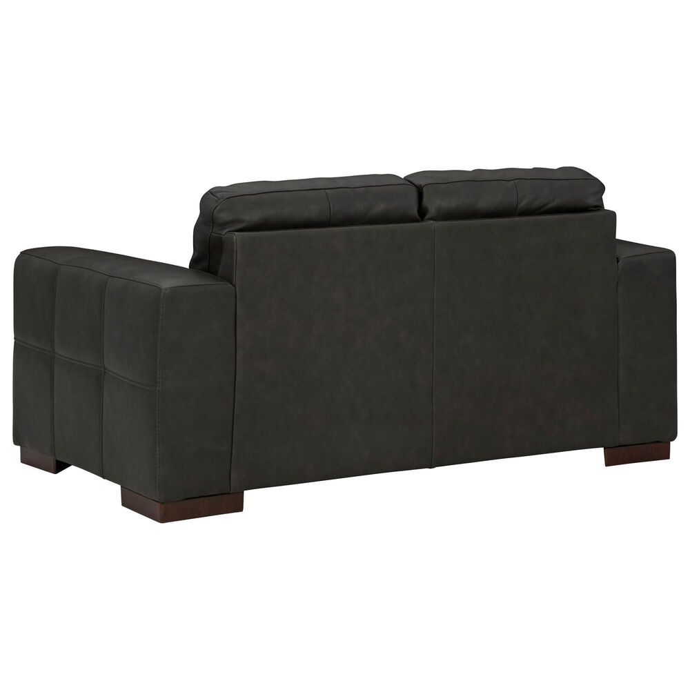 Ashley Luigi Stationary Loveseat in Thunder, , large