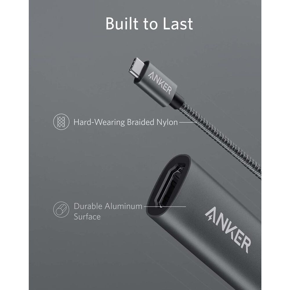 Anker 60Hz USB-C Type C to HDMI Adapter Converter Portable in Black, , large