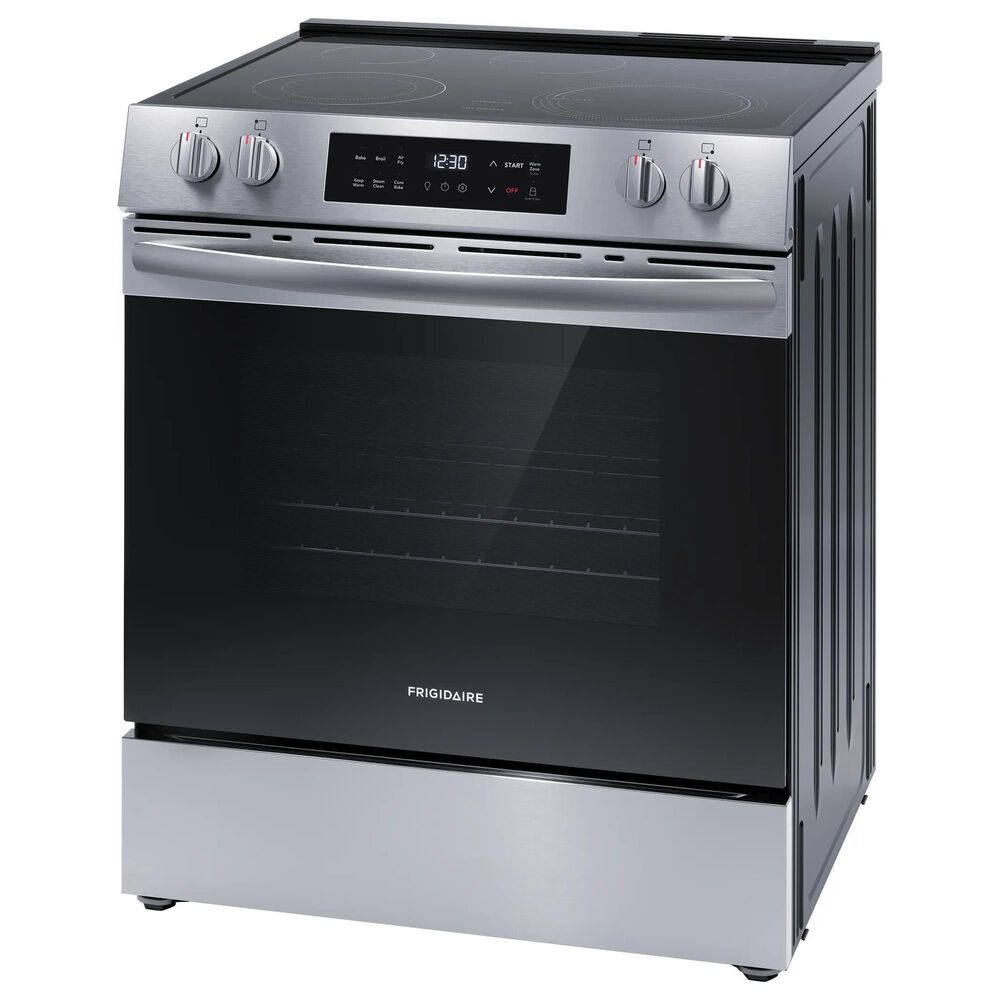 Frigidaire 30" Slide-In Front Control Electric Range with Air Fry in Stainless Steel, , large
