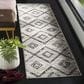 Safavieh Skyler SKY120J 2" x 6" Grey and Black Scatter Rug, , large