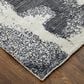 Feizy Coda 8930F 3"6" x 5"6" Black and White Area Rug, , large