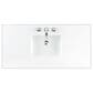 James Martin Vanities Palisades 30" Single Bathroom Vanity in Bright White with 3 cm White Zeus Quartz Top and Rectangular Sink, , large