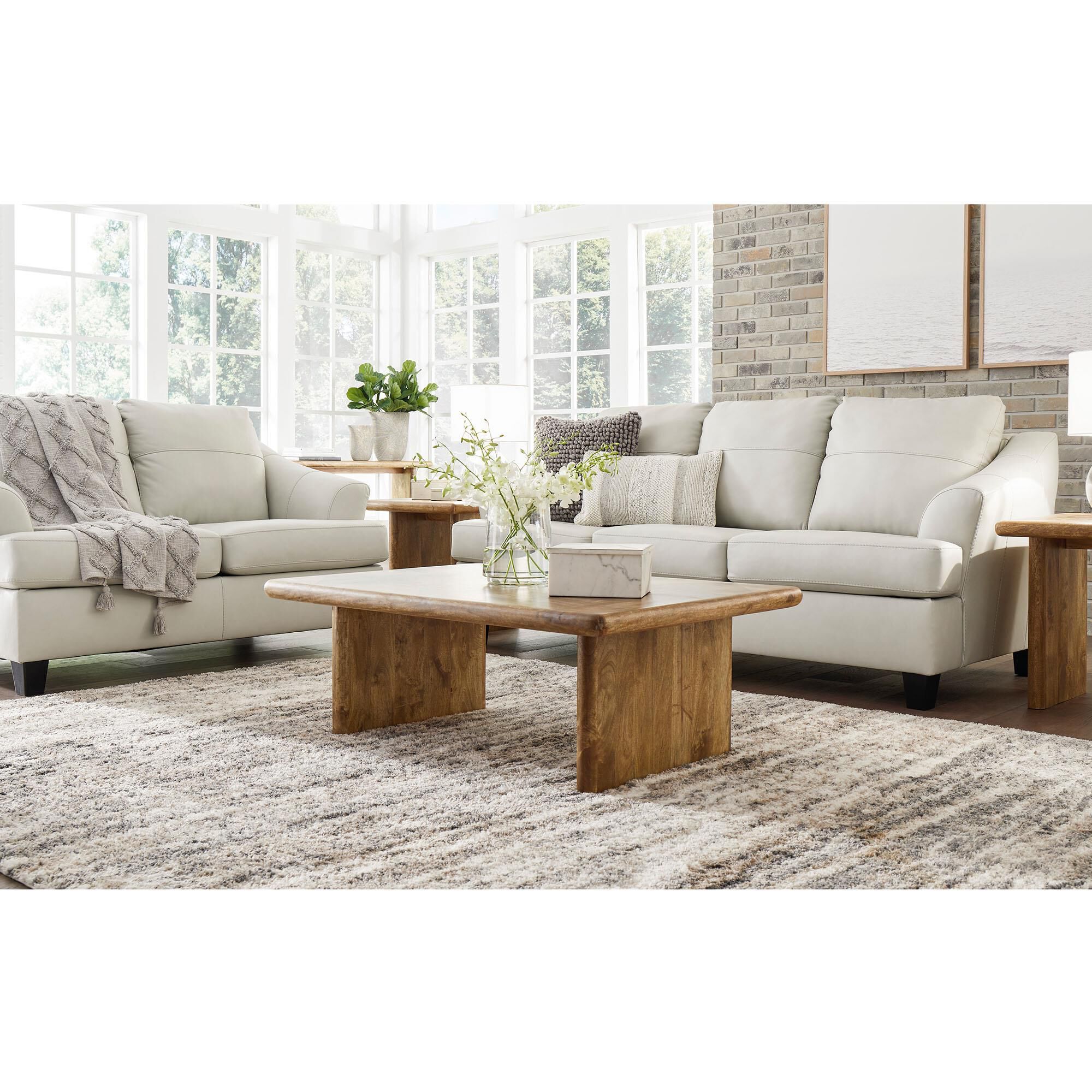 Ashley furniture leather sofa and loveseat 2025