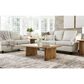 Ashley Genoa Leather Sofa and Loveseat in Coconut, , large