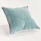 Napa Home and Garden Sora 20" x 20" Indoor/Outdoor Throw Pillow in Prussian Blue and Light Blue, , large