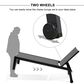 HOMLUX 3-Piece Patio Chaise Lounge Set with Wheels in Grey, , large