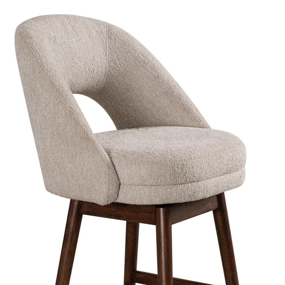 Blue River Adrian Swivel Counter Stool in Ancient Stone, , large