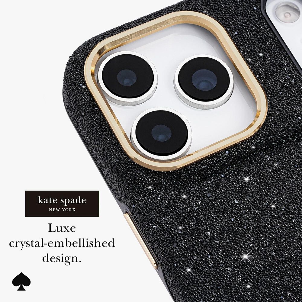 Kate Spade Crystal Pave MagSafe Case for Apple iPhone 17 Pro Max in Nightfall, , large