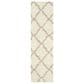 Safavieh Dallas Shag SGD257B-28 2"3" x 8" Ivory/Beige Runner, , large