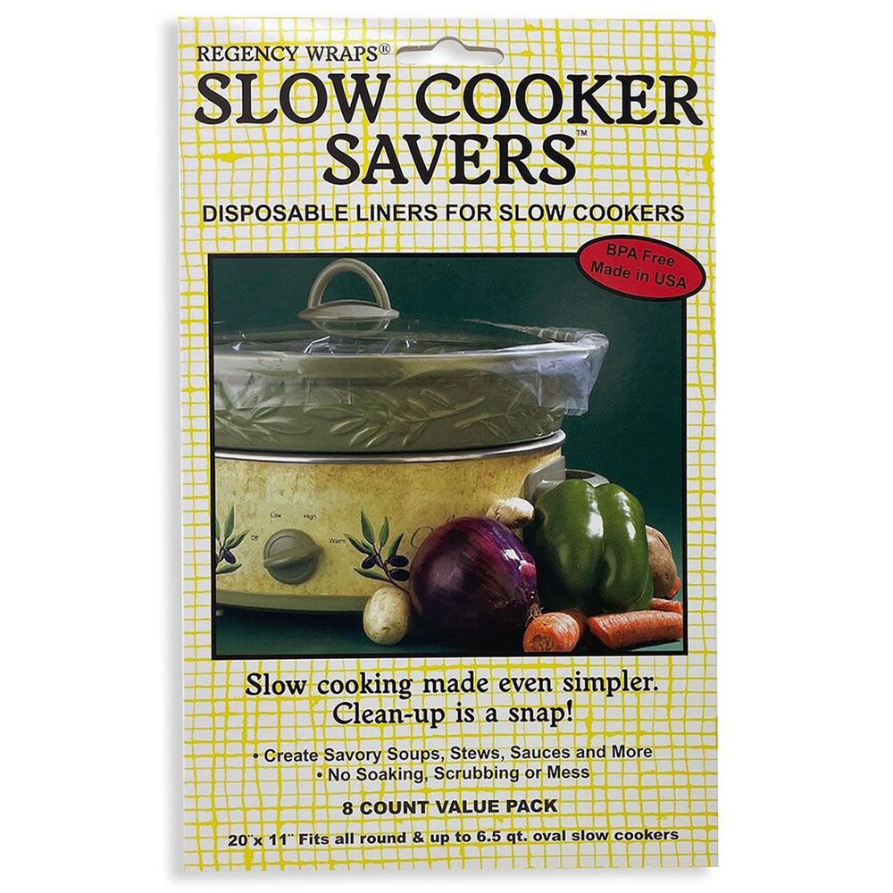 Regency Wraps Slow Cooker Savers in Silver, , large