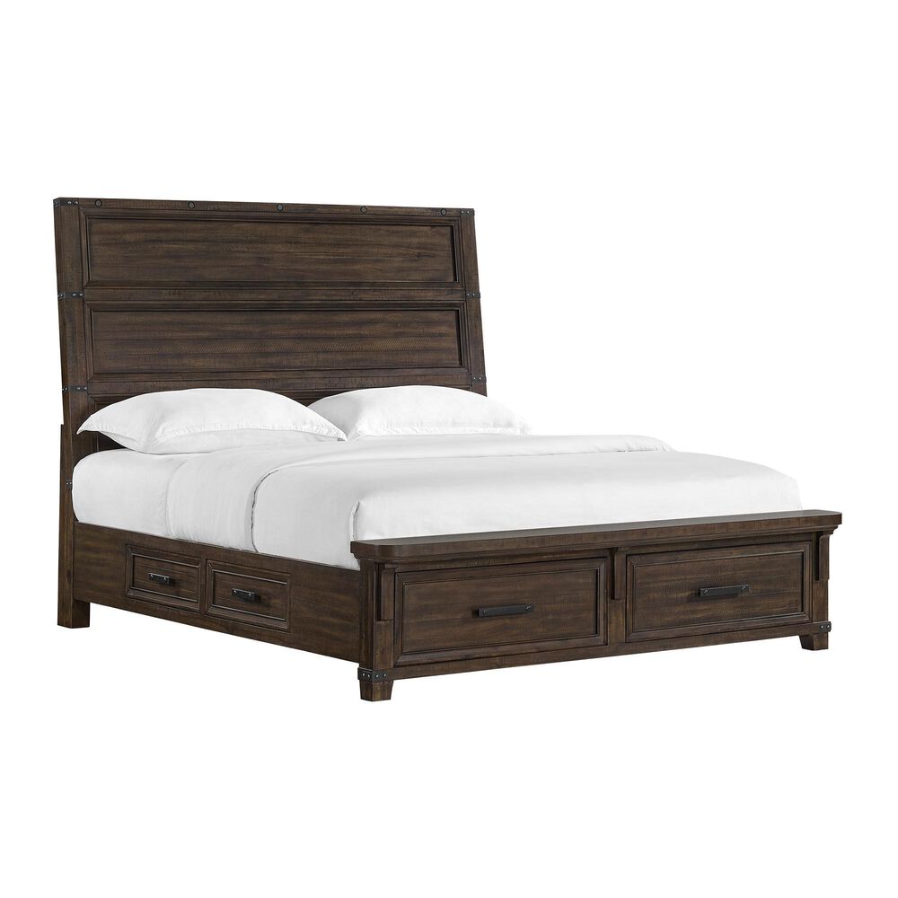 Mayberry Hill Colorado City 4-Piece King Bedroom Set in Charcoal, , large
