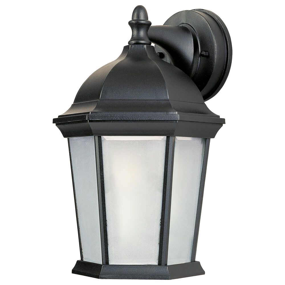 Maxim Lighting Builder Cast 12" LED 1-Light Outdoor Wall Mount in Black, , large