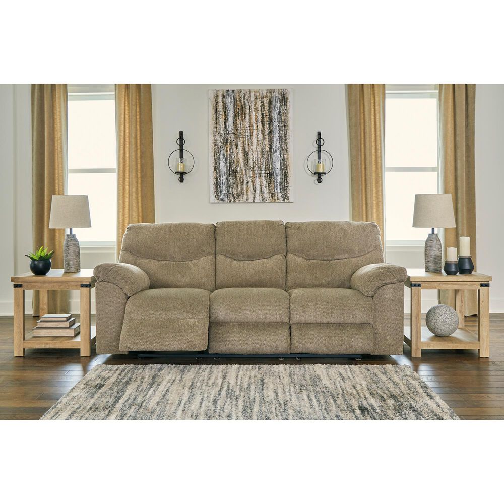 Ashley Alphons Manual Reclining Sofa in Briar, , large
